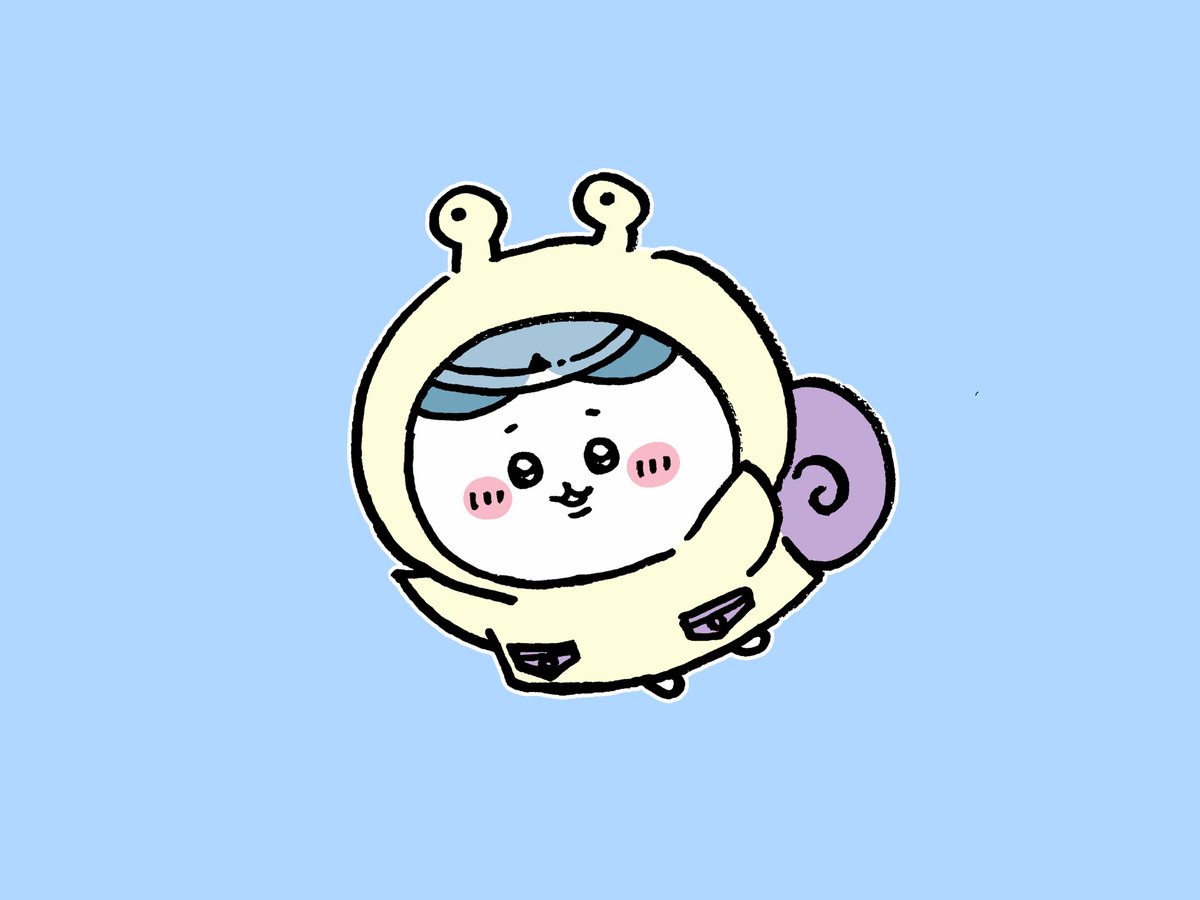 ちいかわ #ちいかわファンアート #ハチワレ 雨の日！ぷちミニ