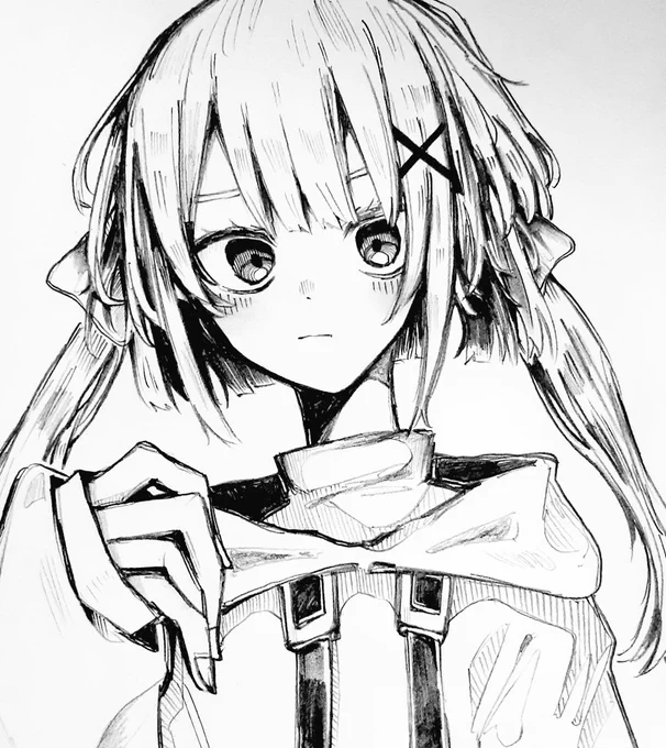 ボツ絵です。一応載せてみます。 