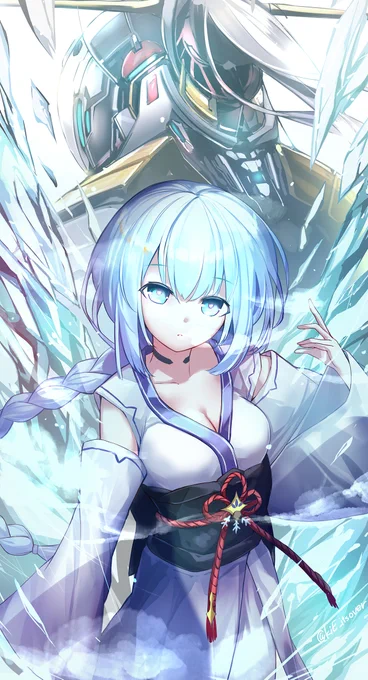 雪女と雪男

#sdvx_art 
#CHUNITHM_art 