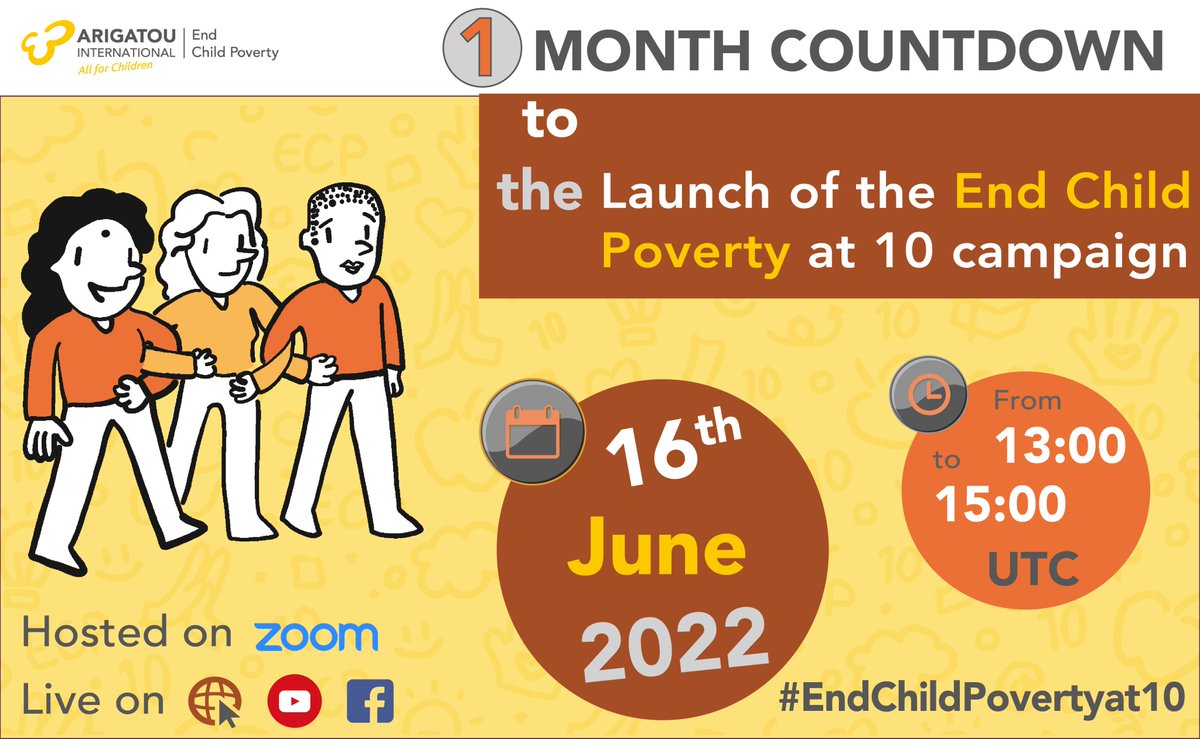 arigatou_ecp's tweet photo. ✅ We are a global Interfaith Initiative to #EndChildPoverty

✅ We are part of the 4 global Initiatives of Arigatou 
      International

✅We were conceived in June 2012

✅In a month time, will mark our 10th anniversary 

✅Stay tuned and join us in the campaign launch event https://t.co/e0bgUPOaQt