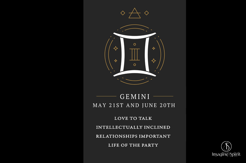 HAPPY BIRTHDAY GEMINI!
.
.
.
Your birthday is approaching. 
.
.
.
The cosmic time of Gemini starts on May21st and ends June 20th.
.
.
.
Associated with the element of Air, Geminis love to talk, are intellectually inclined, relationships are important. and make great sales people.