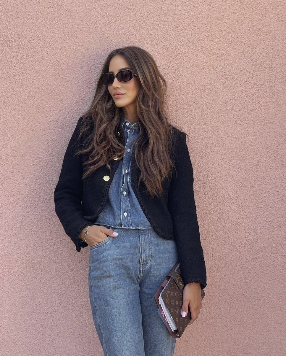 Spotted <a href="/TamaraKalinic/">Tamara</a> in the Cara #sunglasses from the #LINDAFARROW Spring/Summer ‘22 collection