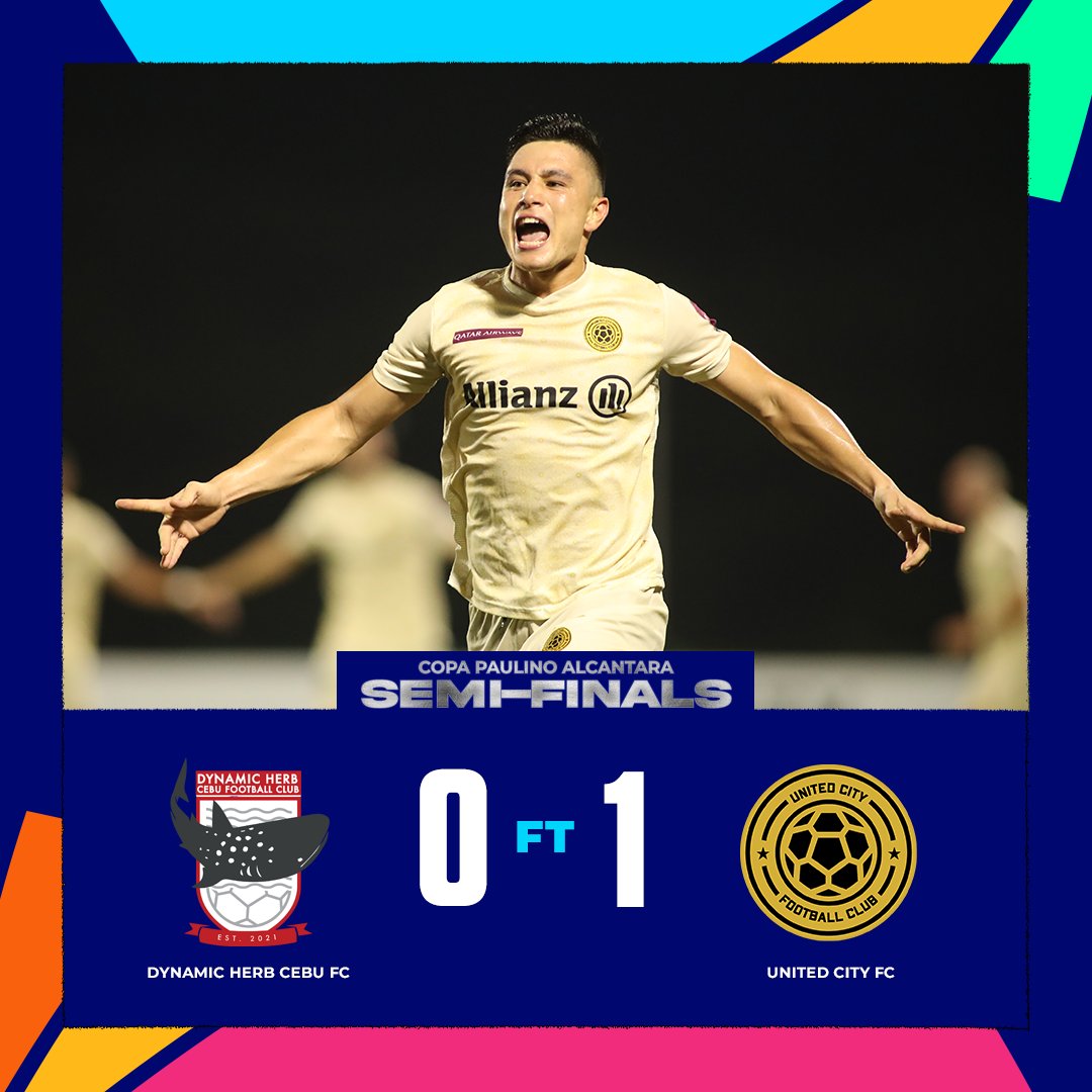 𝐅𝐔𝐋𝐋-𝐓𝐈𝐌𝐄 | The Copa Final 2022 is set! 🔥🔥

<a href="/UnitedCityFC_PH/">UnitedCityFootballClub</a> are through to the finals after tonight's win against <a href="/CebuFC/">cebufootballclub</a>.

#CPA2022 | #KeepTheDreamAlive