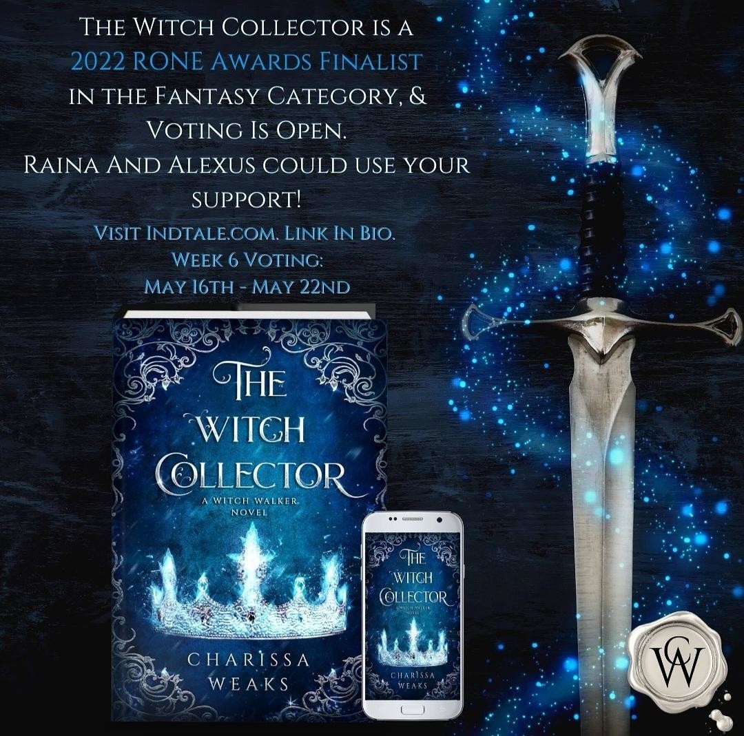 CityOwlPress's tweet photo. The Witch Collector is a 2022 RONE awards finalist! Voting is live. https://t.co/pUhIY3h5mC #roneawards #indtale #cityowlpress #fantasyromance #witchromance https://t.co/EVZPlE5zwj