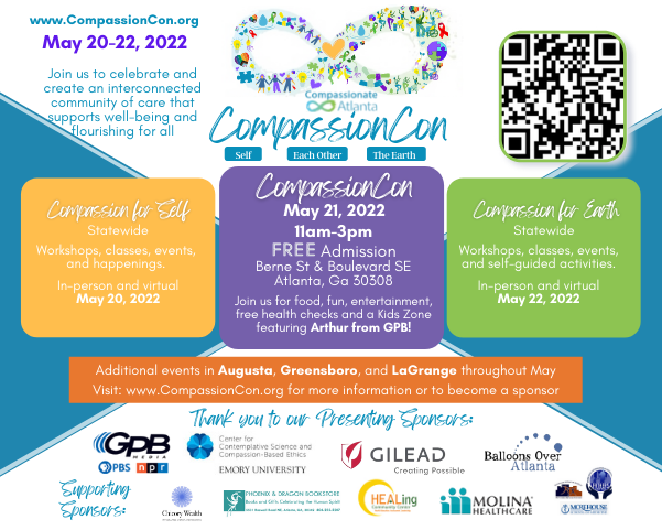 SouthernAIDSCo's tweet photo. THIS SATURDAY! Join @CompassionateATL from 11 AM-3 PM EST for a FREE fun, outdoor festival at Grant Park w/ theater, food trucks, HIV testing, storytelling, &amp; community resources!

Learn more about #CompassionCon here: https://t.co/3IVOAaopO2
#TransformTheSouth #WakeDiv https://t.co/fT0DQb9VvO