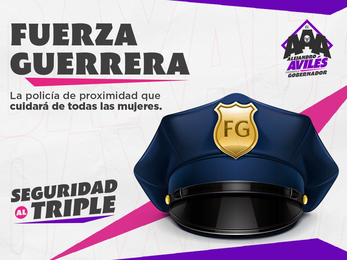 _AvilesAlvarez's tweet photo. La #FuerzaGuerrera será una policía de proximidad 👮‍♀️👮 capacitada, fuerte y valiente para dar seguridad a todas las oaxaqueñas.

Vamos ¡#AlTriplePorOaxaca! https://t.co/ny1mAYxTG4