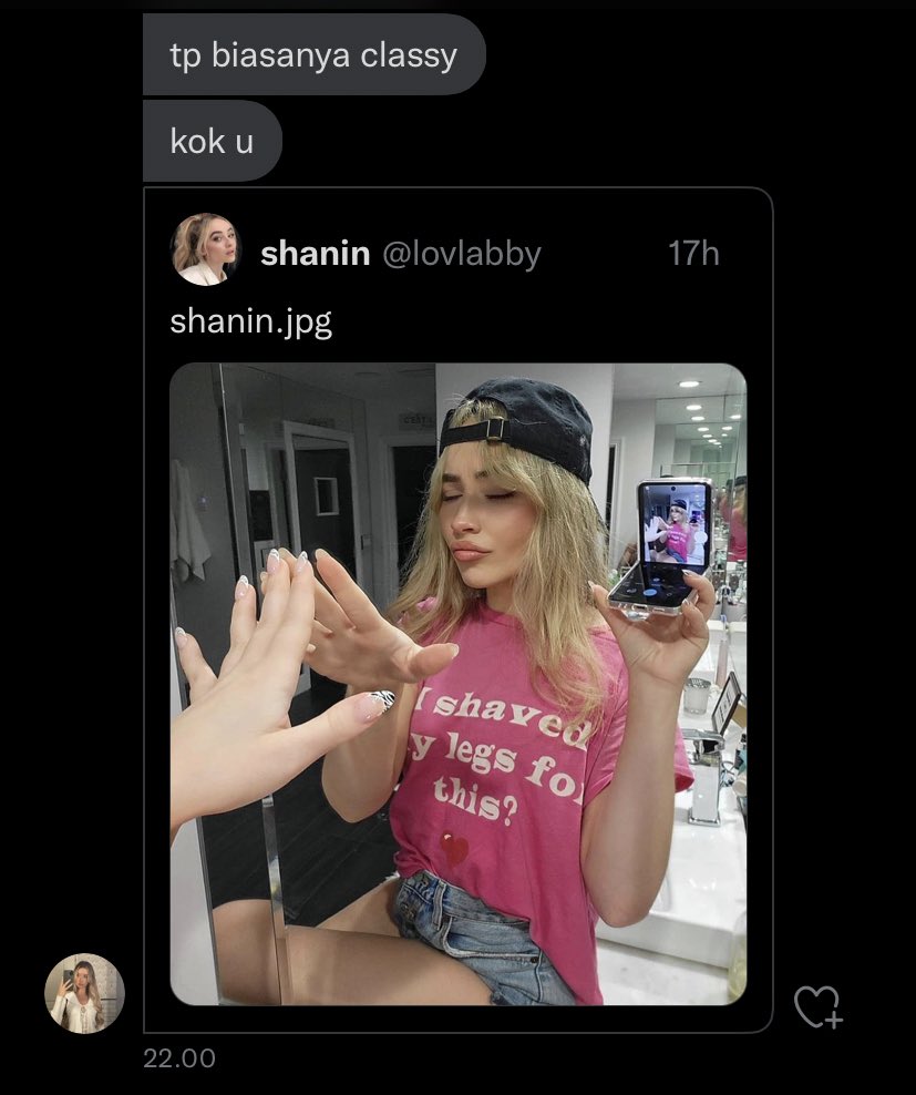 lovlabby's tweet photo. maaf mancil aku terpaksa blacklist kamu dari pertemanan ini. https://t.co/ZbKc5b6qEp