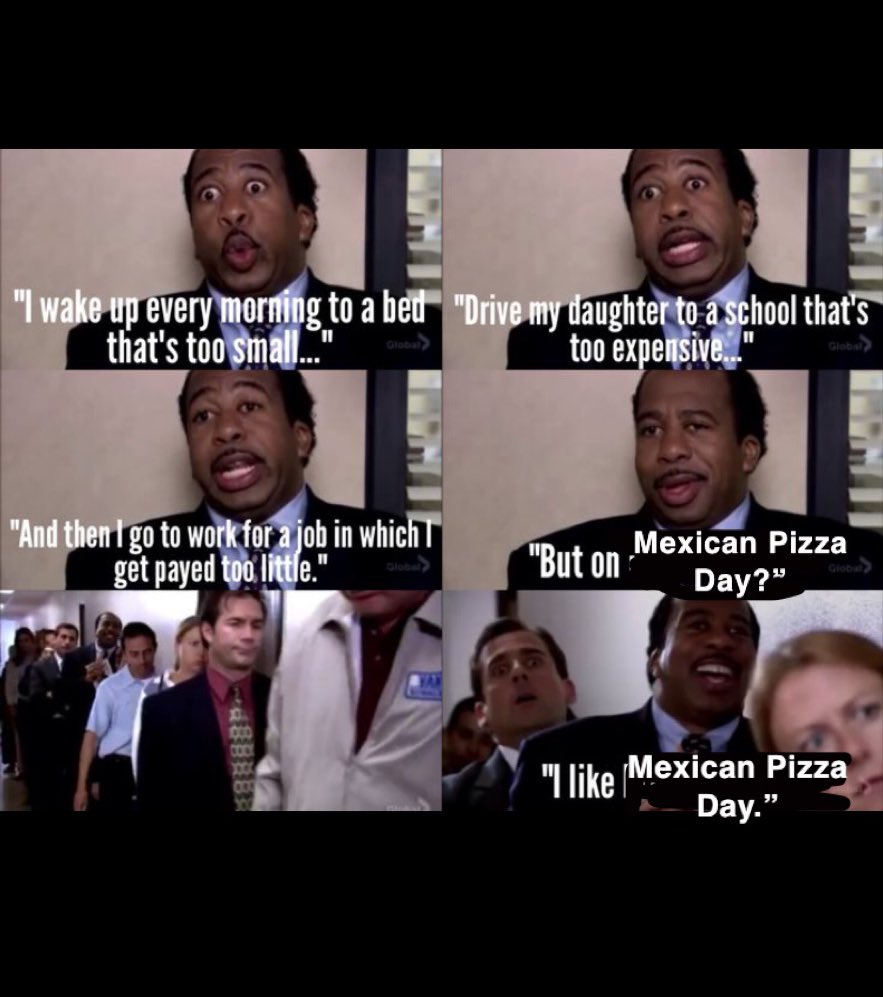 ASHintz2's tweet photo. Today is a good day. #mexicanpizza https://t.co/ZAtEIejUEV