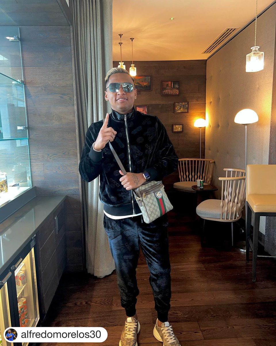 He's here 🐃

📸: <a href="/morelos2106/">Alfredo Morelos</a> 

#UELfinal