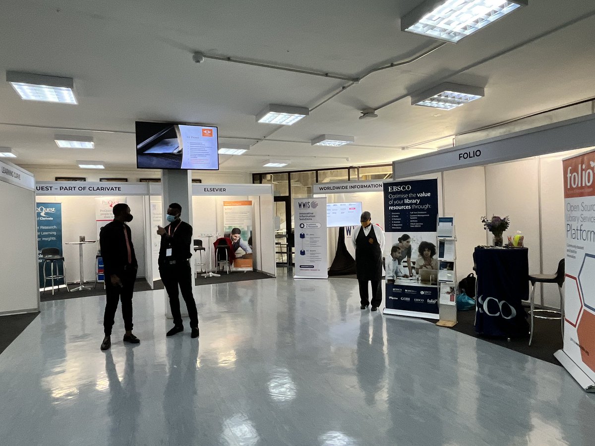 UJLibrary's tweet photo. Day 1 of the #Hybrid #UJLibrary Conference in partnership with the @The_ACU #sponsors #vendors #UJLibraryIntConf2022 https://t.co/xyxN4JrvZo