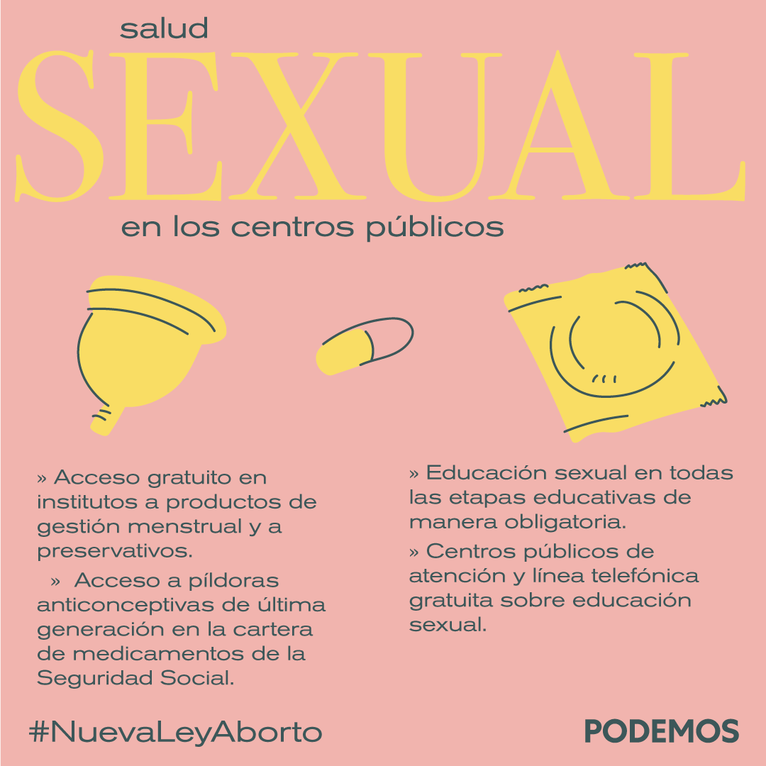 Podemosnavarra's tweet photo. 📢 Hoy es un día importante para las mujeres para que se respeten sus derechos en nuestro pa��s
👏 Con la  #NuevaLeyAborto garantizamos este derecho de la mujer. Y se han generado nuevos derechos, pioneros a nivel europeo, como el reconocimiento de la salud menstrual, entre otros. https://t.co/xR86d9wkW8