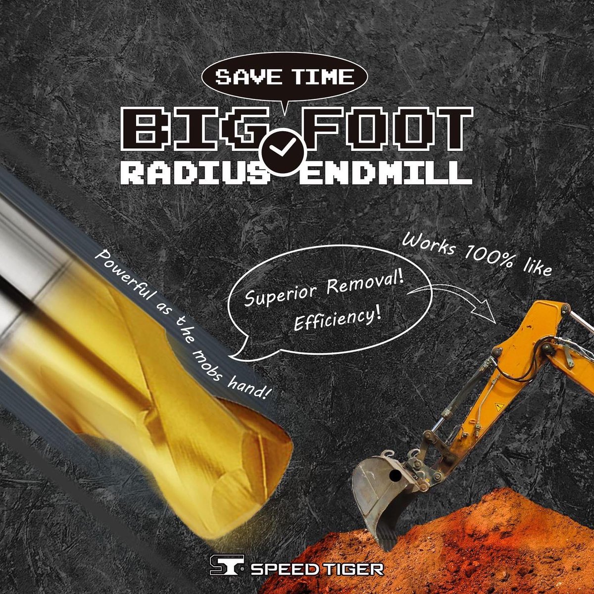 SPEEDTIGER_1998's tweet photo. A time and money-saving end mill!😉
In comparison to ball nose end mill, BFR mills are more efficient and accurate due to the distinctive oval nose. This design increases the cutting area, speeds up the cutting process by as much as 50%!😻
#speedtiger #endmill #manufacturer https://t.co/DDKhpGpAa8