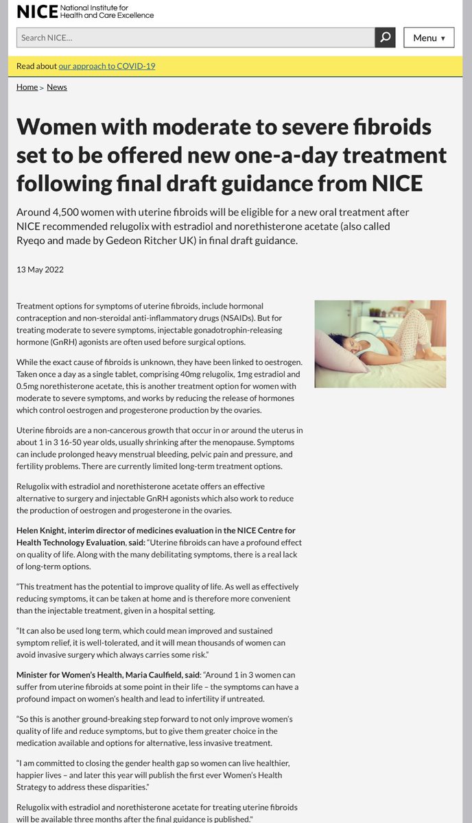 fibroidsupport's tweet photo. Its unclear why #Ryeqo (aka #Myfembree #Relumina #Relugolix) is promoted by @NICEComms minus its known Risks & Benefits
Increased Risk of Bone Mineral loss, Strokes, Miscarriage, DVT & not fibroids cure should be labelled @APPGFDNH
https://t.co/rioV7iSMMp
https://t.co/tiemr2jxzr https://t.co/mI2lsvOuUb