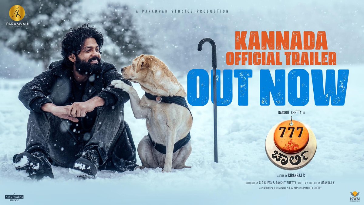 I am one of the examples where I have actually started liking dogs and wanna gift one to my wife. Worth the wait for the movie. Hats off to the patience of the entire team and of course a bow to Charlie. Amazing trailor. @rakshitshetty @Kiranraj61 @ParamvahStudios