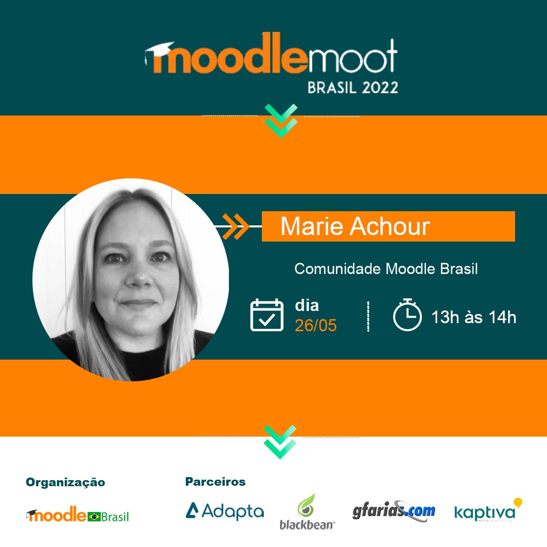 moodlemoot_br's tweet photo. Abertura do MoodleMoot 2022 – Education for the future

@MarieAchour @moodleq @moodle 

https://t.co/0fhdBsihWc https://t.co/yqfraVHSkA