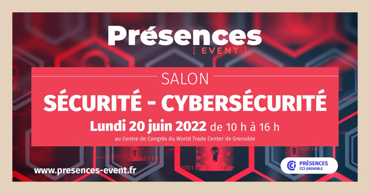 ccigrenoble's tweet photo. [CONFERENCE EXCEPTIONNELLE] Nous avons l’honneur de recevoir Daniel Benabou à notre événement du 20 Juin #CYBERSECURITE «Êtes-vous bien préparé au risque cyber, premier risque pesant sur votre entreprise et sur l’économie mondiale ?». Inscription gratuite https://t.co/xr3ziJQkks https://t.co/ioxtOkjnrD