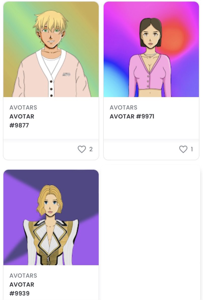 ManuelaCuci's tweet photo. Incredible 1/1 AVOTARS I’m happy to be part of @avolab_eth https://t.co/1VJvIM7Sav
