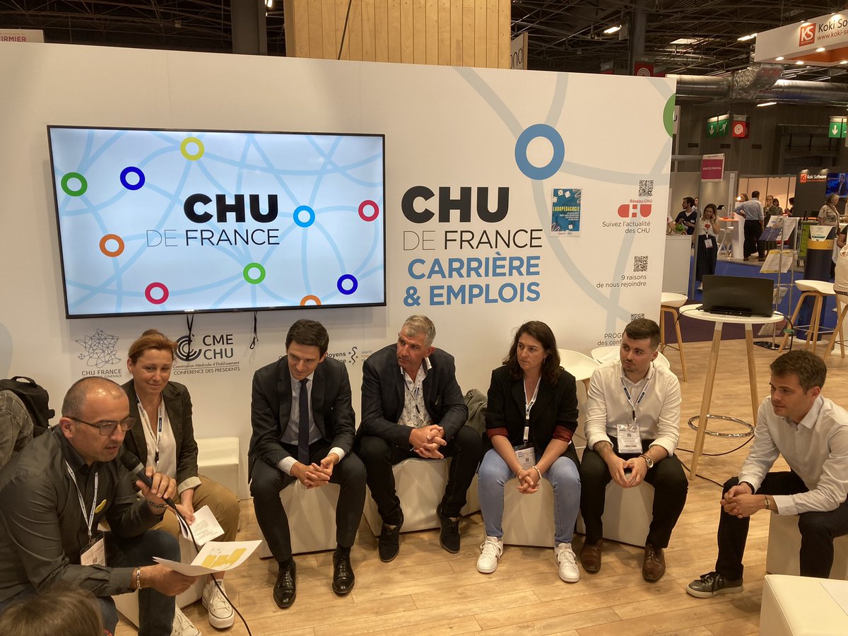 [DIRECT] #SANTEXPO Table ronde «   Innovations managériales » animée par <a href="/MatthieuGirier/">Matthieu GIRIER</a>, DRH du <a href="/CHUBordeaux/">CHU de Bordeaux</a> Cc @RESEAUCHU <a href="/DG_CHRU/">Directeurs généraux de CHRU</a> <a href="/yannbubien/">Yann Bubien</a>