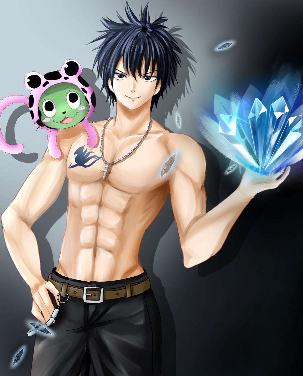 ミカtv おとぼけ会 フェアリーテイルのグレイと フロッシュ Fairytail イラスト 二次創作 T Co 1l86ltxcnr Twitter