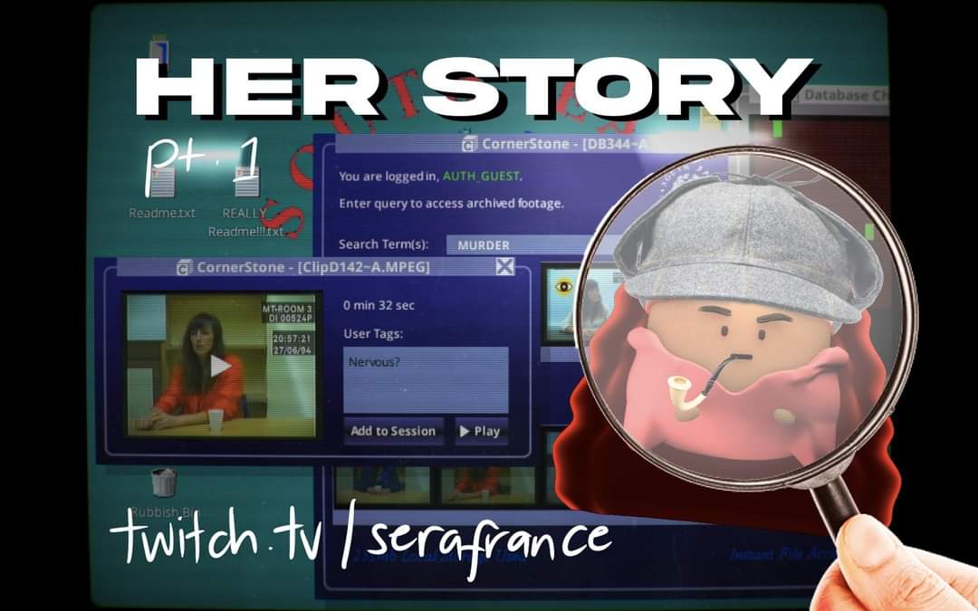 Investigating #HerStory on our stream today. twitch.tv/serafrance

#twitch #twitchstreamer #twitchlive #twitchphilippines