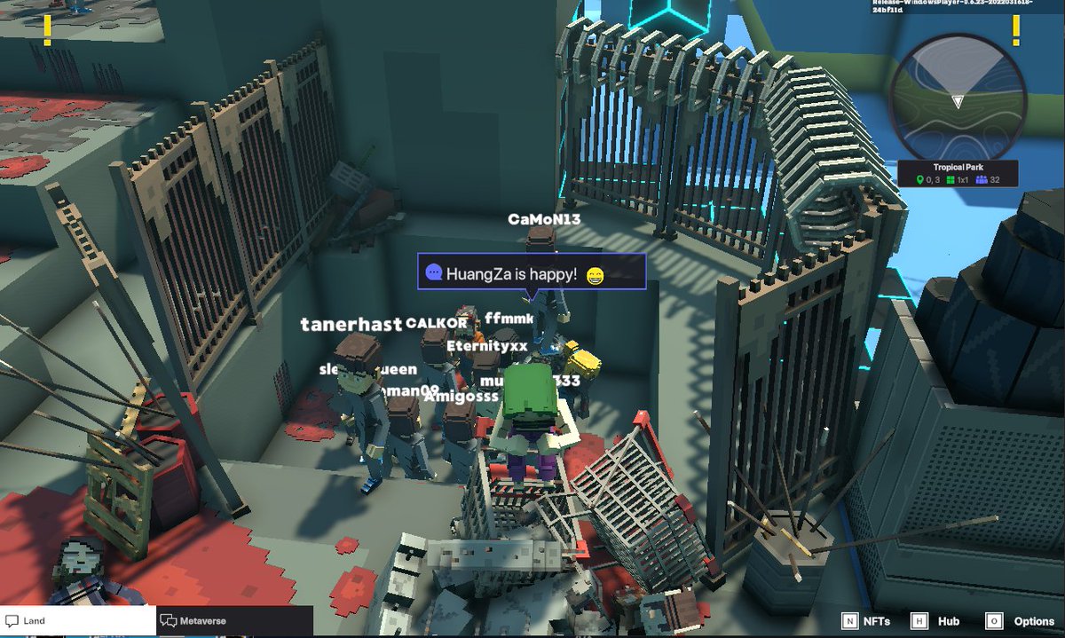 HuangzaCorner's tweet photo. @TheSandboxGame It's so nice to play Sandbox again https://t.co/cqROOVTDGa
