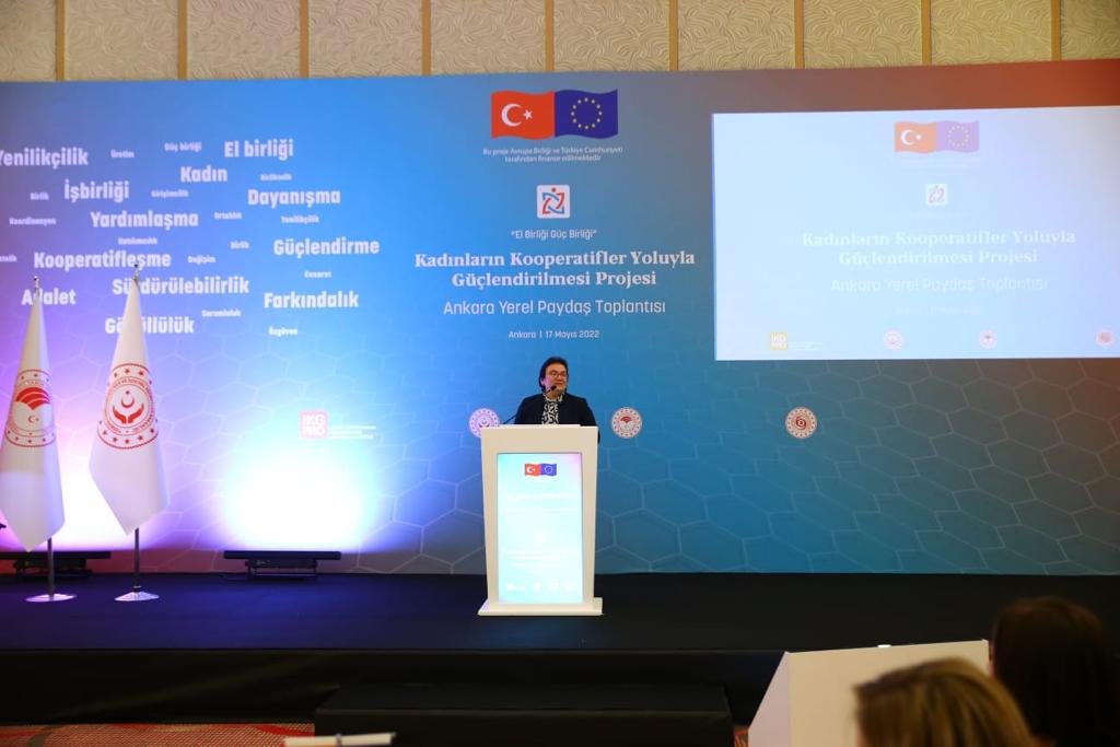 Ankaraashm's tweet photo. "Kadınların Kooperatifler Yoluyla Güçlendirilmesi Projesi" Ankara Yerel Paydaş Toplantısı Programı Vali Yrd. Elif Nur BOZKURT TANDOĞAN, Genel Müdürümüz Gülser USTAOĞLU ve davetlilerin katılımı ile gerçekleşmiştir. 
@tcailesosyal @deryayanikashb @kocyigit_bekir https://t.co/rpugwiJAq5