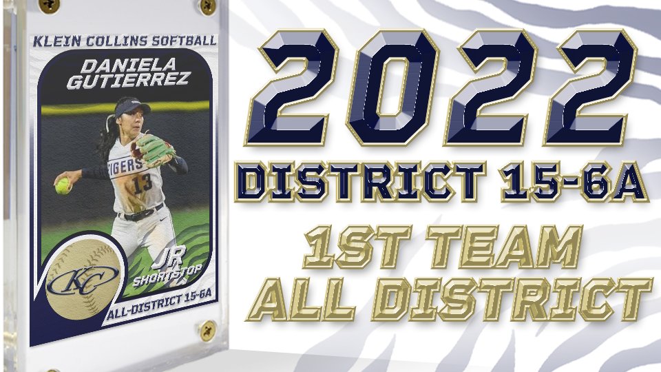 KCTigerSoftball's tweet photo. Congratulations to Arwin Callaway, Jules Cuarenta, &amp; Daniela Gutierrez on being named 1st Team All-District! @justacallaway @JulesE40 @ddanielaxx https://t.co/X5KHcMiZ61