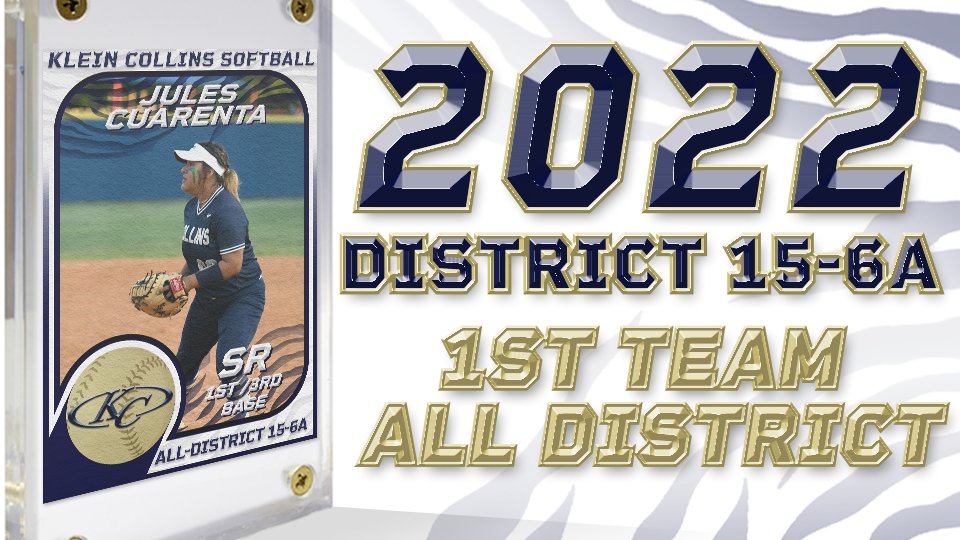 KCTigerSoftball's tweet photo. Congratulations to Arwin Callaway, Jules Cuarenta, &amp; Daniela Gutierrez on being named 1st Team All-District! @justacallaway @JulesE40 @ddanielaxx https://t.co/X5KHcMiZ61