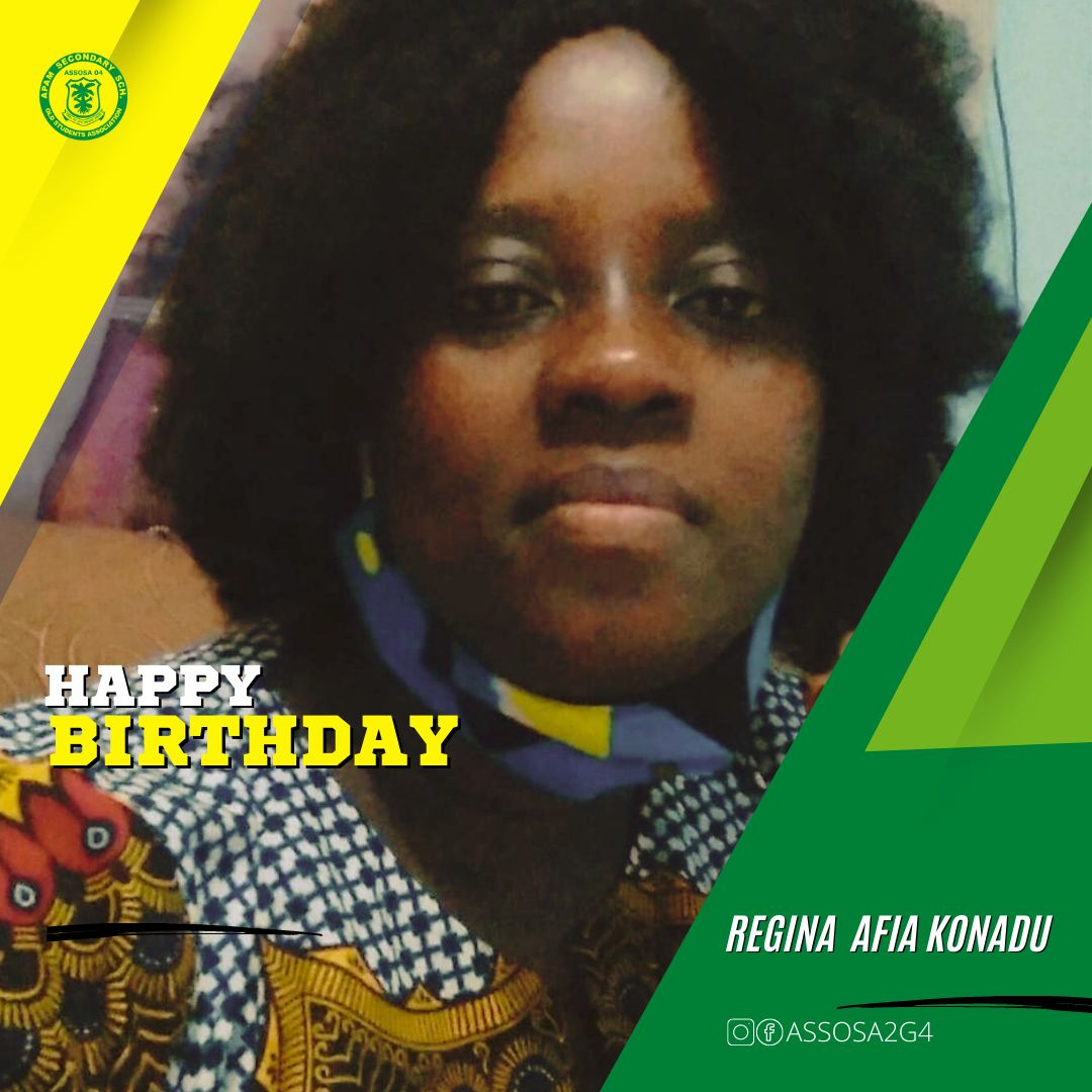 assosa2g4's tweet photo. Wishing You A Fabulous Birthday Regina Afia Konadu.
Have A Fruitful New Age..🥂⬆️

#ObraPa
💛💚💛💚 

#assosa
#assosa2g4
#assosabirthday
#assosa2g4totheworld https://t.co/BXhRZK1NSX