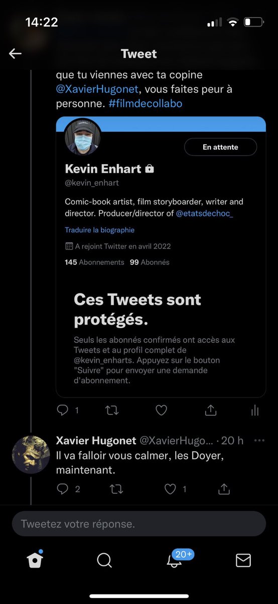 Marc_Doyer's tweet photo. Le Hugonet qui écrit à mon fils «  il faut se calmer les Doyer» Pas de problème mon gars on va se retrouver calmement au pénal. @GDarmanin on attend un drame ? Que fait la police ? Vous croyez que nous allons tendre la seconde joue ? https://t.co/AXNfkBcmHf