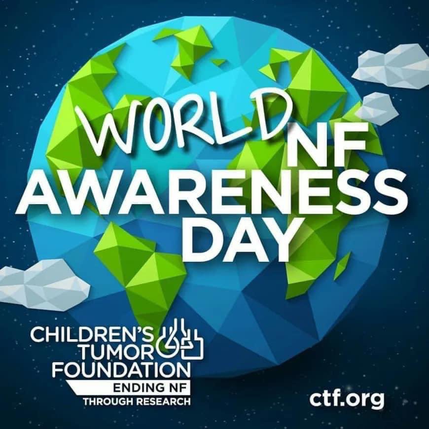 RenieMoss's tweet photo. It’s World NF Awareness Day! Our family has been to the depths of darkness with this cruel incurable genetic disorder but with your help, we can stay in the light of hope. Help others gain the hope our family has received through clinical trials and gene research.
#EndNF https://t.co/c5eYGAqIDE