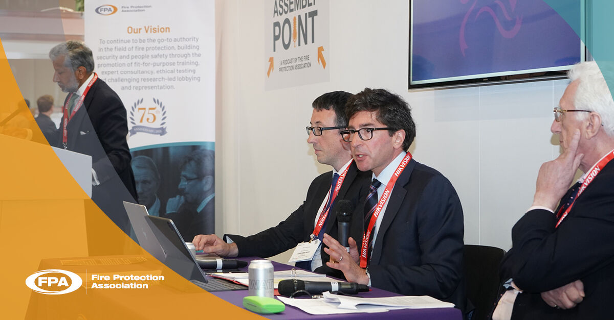 TheFPA_UK's tweet photo. Sailesh Mehta and Michael Goodwin QC from Red Lion Chambers, Nick Gianferrari from BLM Solicitors and Colin Todd from Todd Associates are covering the anatomy of a prosecution at the FPA InfoZone.

#FIREX2022 #FireSafety #FireProtection #FPA https://t.co/sa5xHSoTGP