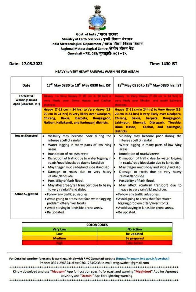 dentodontics's tweet photo. @mygovassam @CMOfficeAssam released a notice stating about high alert area &amp; bad weather forecast. 
Warning people about the natural calamities happening there &amp; postponing all exams 
If those can be delayed then why not #NEETPG2022
#POSTPONENEETPG2022 
@BJP4Assam @ABVPVoice https://t.co/kfFFZ0fgpp