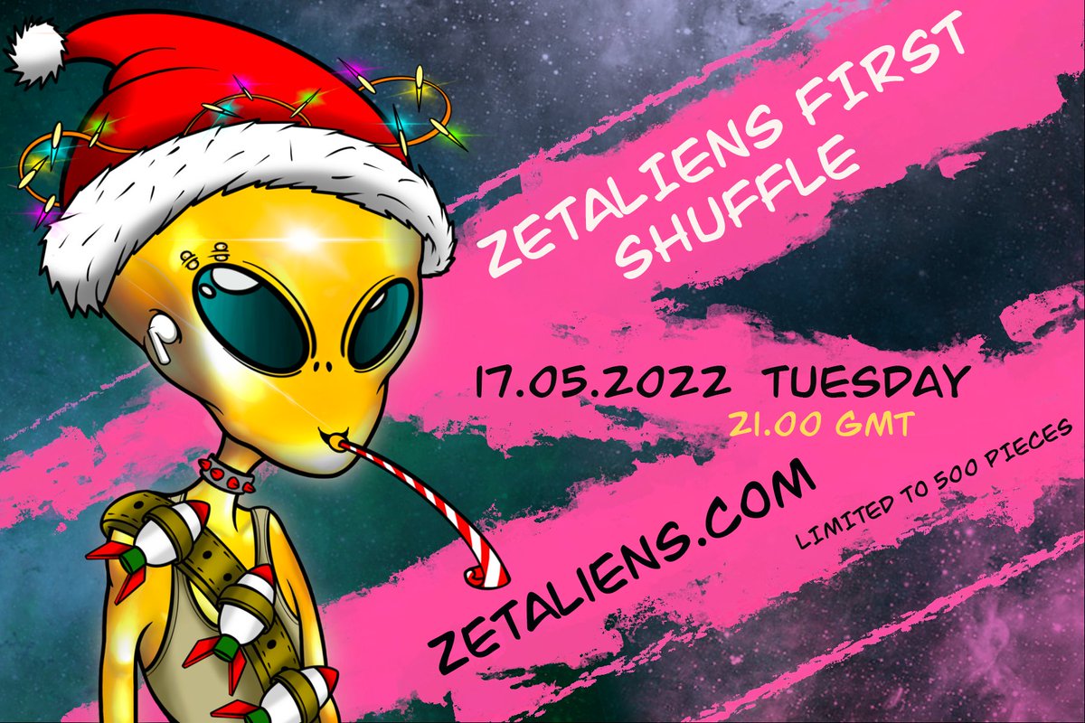 zetaliens's tweet photo. It's time! Zeta Alien army are finally landing to Earth in 21.00 GMT. Visit https://t.co/w62sfzBGIF and grab yourself an alien! 👽 👽
Discord : https://t.co/j1dbBB8MRi
Website : https://t.co/CCS3PlANWI
#AlgoNFTs #algofam #Algorand #NFTGiveaway #NFTCommunity #ALGO #AlgoNFT https://t.co/6Cg2e2B1ui