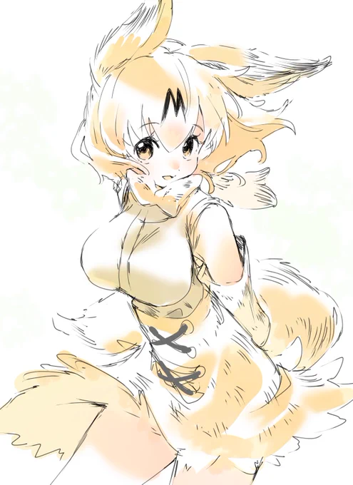 サーバルちゃん楽描き

#けものフレンズ 