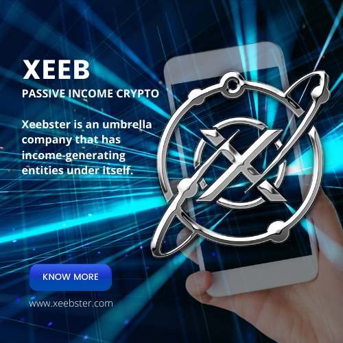 XEEBster_Token's tweet photo. Convenient passive income investment π Try $XEEB!
#xeebster #xeeb #Revenuetoken #BUSD #investment #blockchain #Passiveincome #crypto #BSCGems #altcoin https://t.co/2FA6sAHEkd
