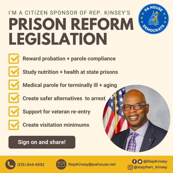 StephenKinseyPA's tweet photo. Will you stand up for Prison reform? A vote for Stephen Kinsey is a vote for a champion of injustice. Push #16 on the ballot today! https://t.co/zrzqSzRaWR
