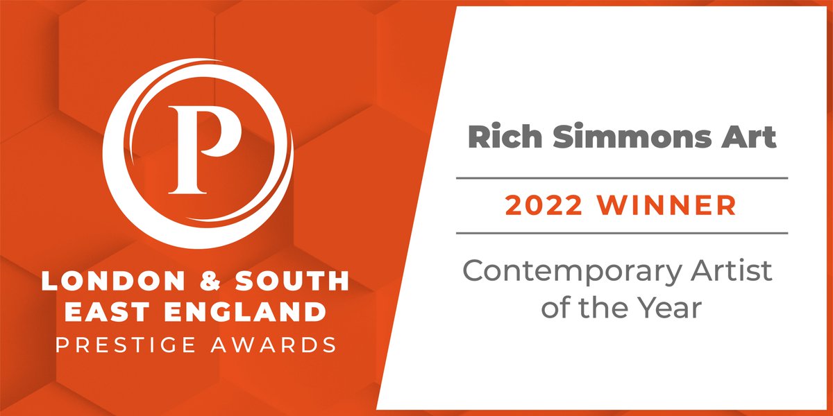 Just got told by <a href="/prestige_series/">The Prestige Series</a> that <a href="/richsimmonsart/">Rich Simmons Art</a>  was nominated &amp; won the 2022 Contemporary Artist of the Year Award. 

"The judges were impressed with your personal touch, community feel &amp; passion for what you do."

Thank you for recognising <a href="/richsimmonsart/">Rich Simmons Art</a> in this way!