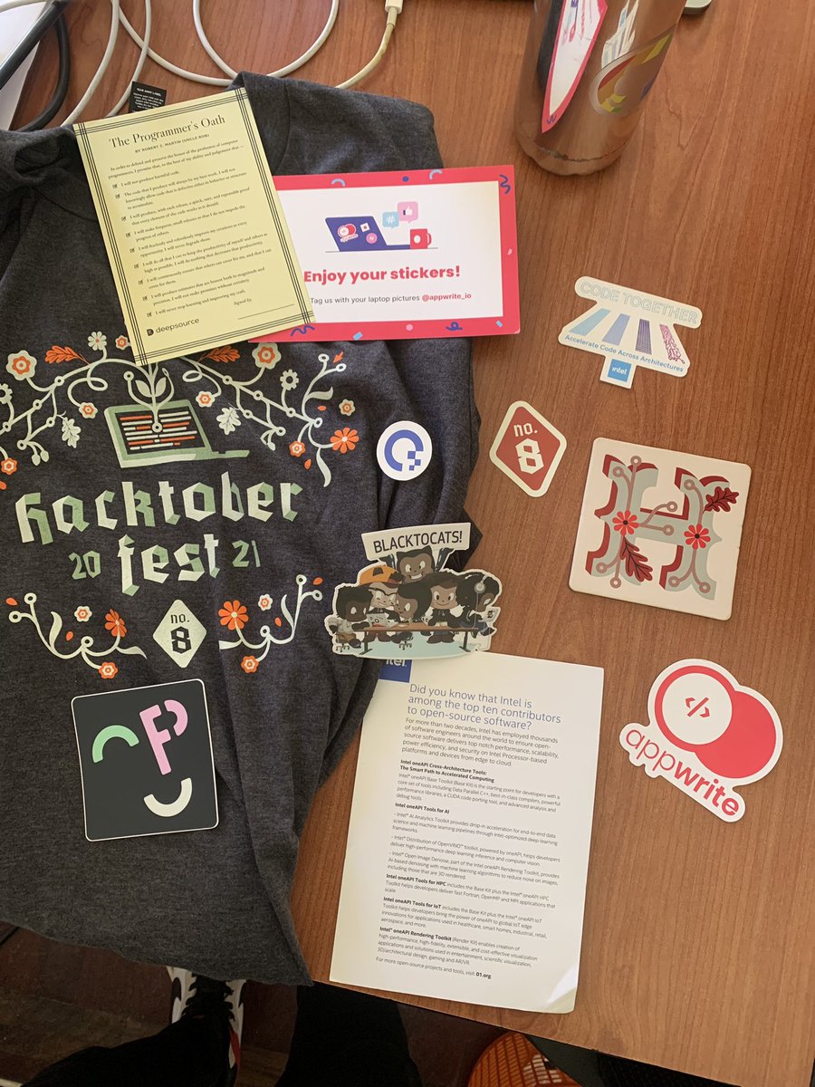 JrAlgy's tweet photo. Better late than never…🥺 #Hacktoberfest2021💻 #HacktoberfestNo8 @hacktoberfest @appwrite @github https://t.co/Y1NGv5dTFE
