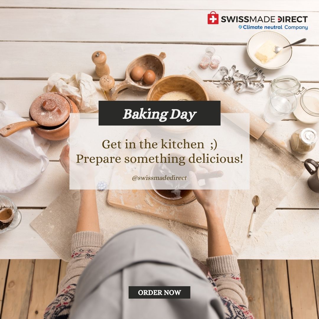 SwissMadeDirect's tweet photo. This #WorldBakingDay, whip up something delicious.
Whenever you're in the kitchen baking up a storm, consider our Swiss flour products.
π Find the best Swiss-made flour from prominent Swiss brands over our website.
π Link: https://t.co/zaPVXPlJ7r
#SwissMade #SwissMadeDirect https://t.co/heZ943t5iY