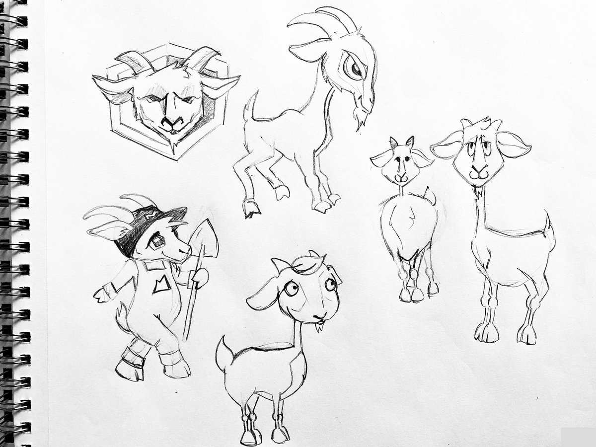 sara__huse's tweet photo. Drawing’ goats. https://t.co/bBR8hjKoWM