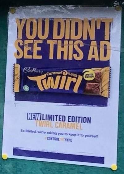 @CadburyUK Look what I found… the advert alone looks good enough to eat! #ControlTwirlHype #TwirlCaramel 🍫😋