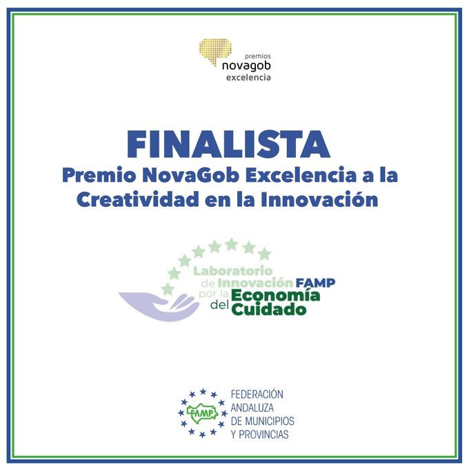 ageing_lab's tweet photo. 📢 El Laboratorio de Innovación FAMP por la Economía del Cuidado, impulsado por la @FAMPcomunica, es finalista en los Premios NovaGob Excelencia, en la categoría a la Creatividad en la Innovación.
#AgeingLab #PremiosNovaGobExcelencia https://t.co/n87FiFiUTE