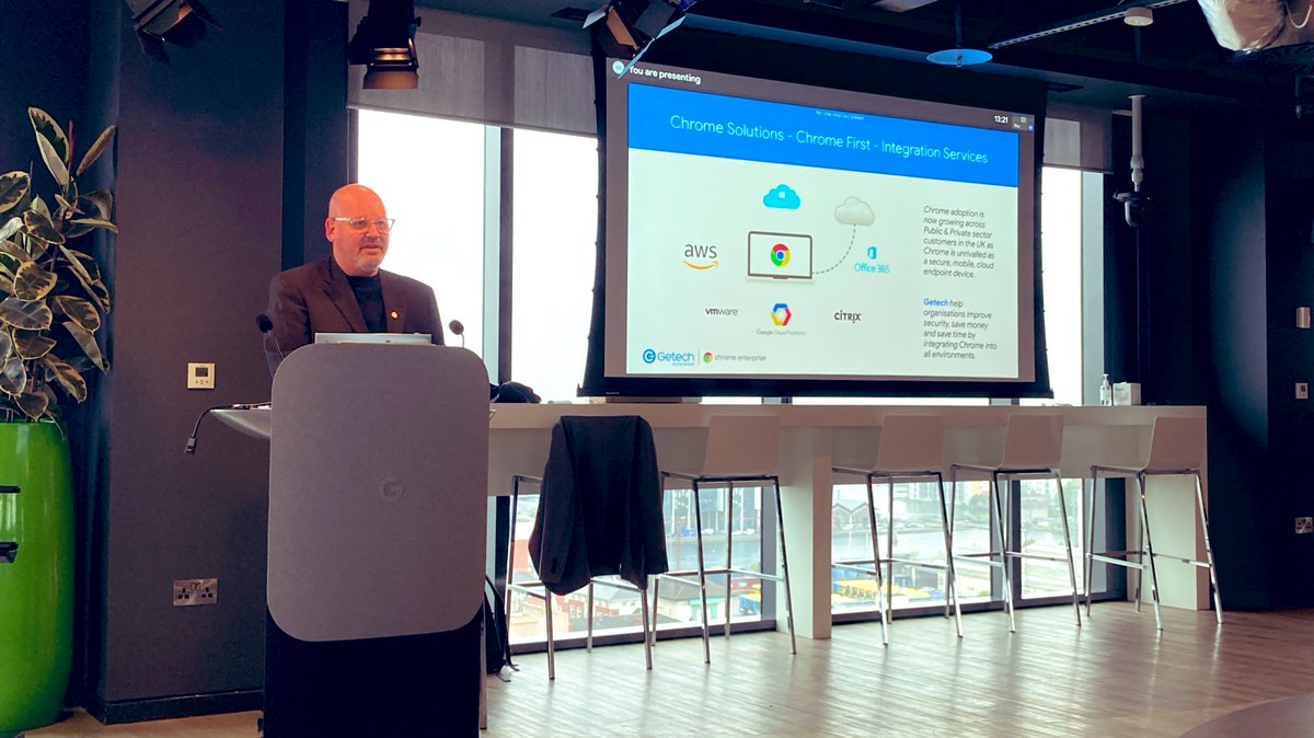 Richard Maclean from <a href="/Getech_Disti/">Getech Distribution </a> kicking off the Partner presentation at Google Ireland Partner Summit.