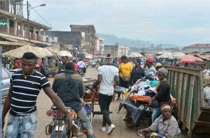 SecCommfra's tweet photo. S cameroons Ambazonians are carrying out their normal activities in anticipation of the 2 day lockdown called by their Interim president Dr Sako on19th and 20th May  to thwart illegal celebrations in our territory @POTUS @EmilyThornberry @TiborPNagyJr @BorisJohnson @CNN @BBC https://t.co/UpzRKCw0hz