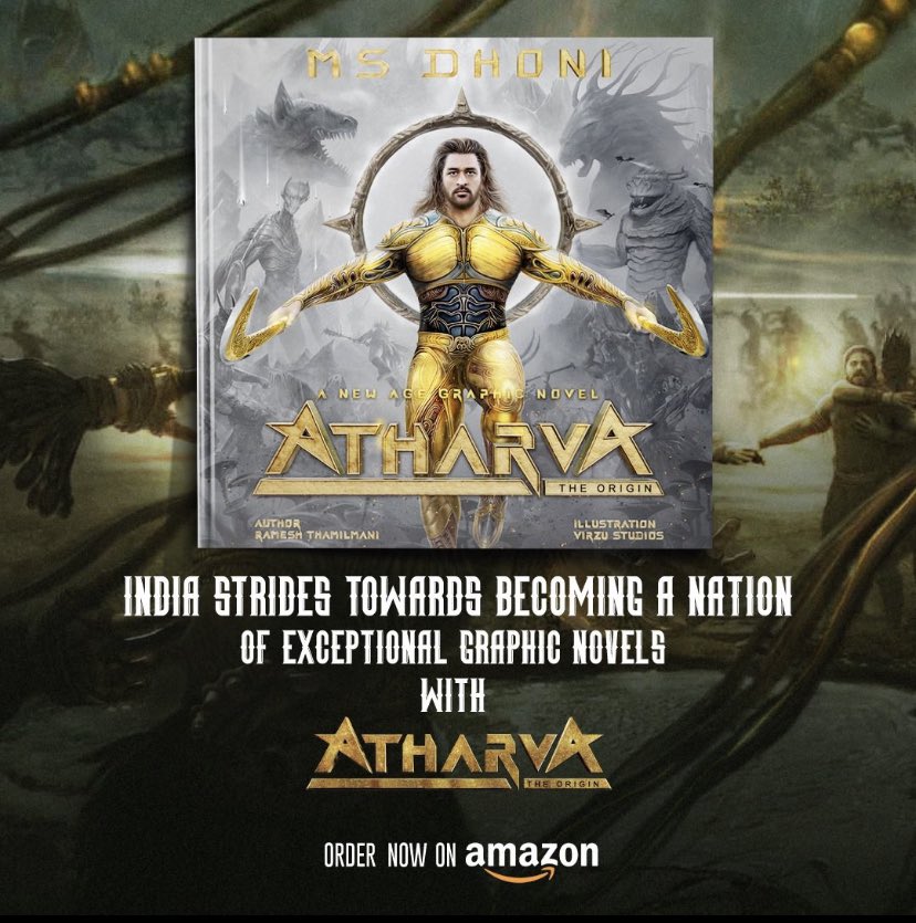 AtharvaOrigin's tweet photo. Be among the first few to read this new age graphic novel which is going to be the first of many more to come, from India! 

Order your copy of Atharva - The Origin from Amazon. 👉 https://t.co/6zCwaeakLb https://t.co/VKY34LrMVD