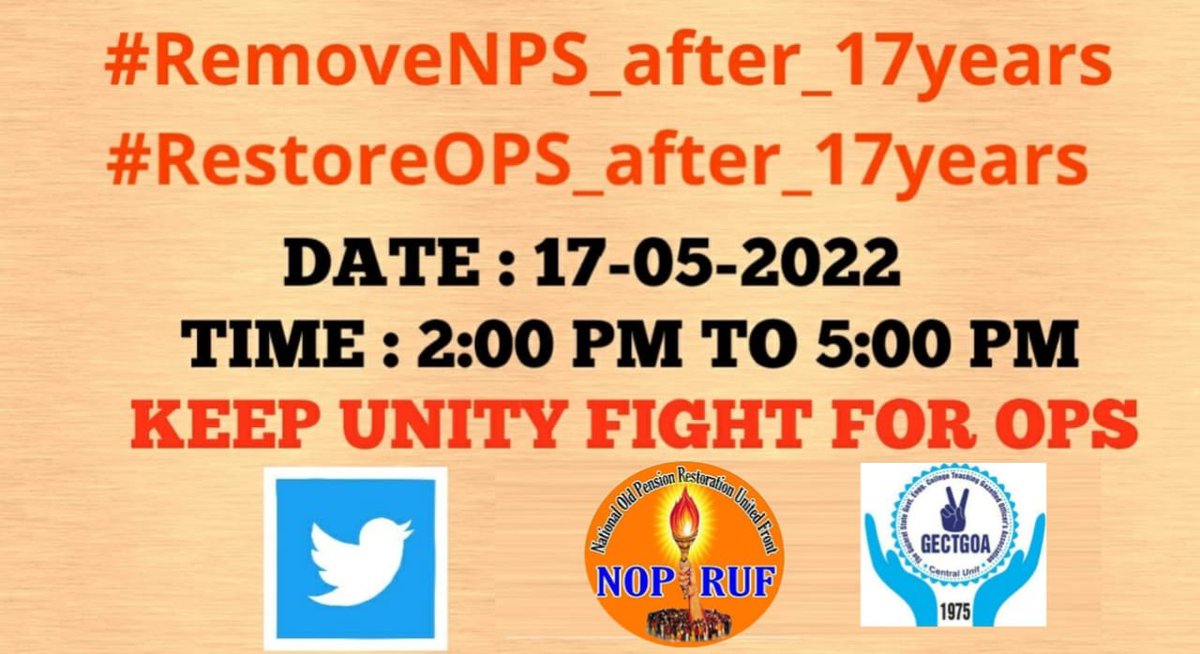 #RemoveNPS_after_17years
#RestoreOPS_after_17years
<a href="/AAPGujarat/">AAP Gujarat</a>
<a href="/isudan_gadhvi/">Isudan Gadhvi</a>
<a href="/aajtak/">AajTak</a> 
<a href="/Zee24Kalak/">Zee 24 Kalak</a> 
<a href="/Divya_Bhaskar/">Divya Bhaskar</a> 
<a href="/tv9gujarati/">Tv9 Gujarati</a> 
<a href="/abpasmitatv/">ABP Asmita</a>
<a href="/CMOGuj/">CMO Gujarat</a> 
<a href="/ahmedabadmirror/">Ahmedabad Mirror</a> 
<a href="/PMOIndia/">PMO India</a> 
<a href="/narendramodi/">Narendra Modi</a> 
<a href="/AmitShah/">Amit Shah</a>