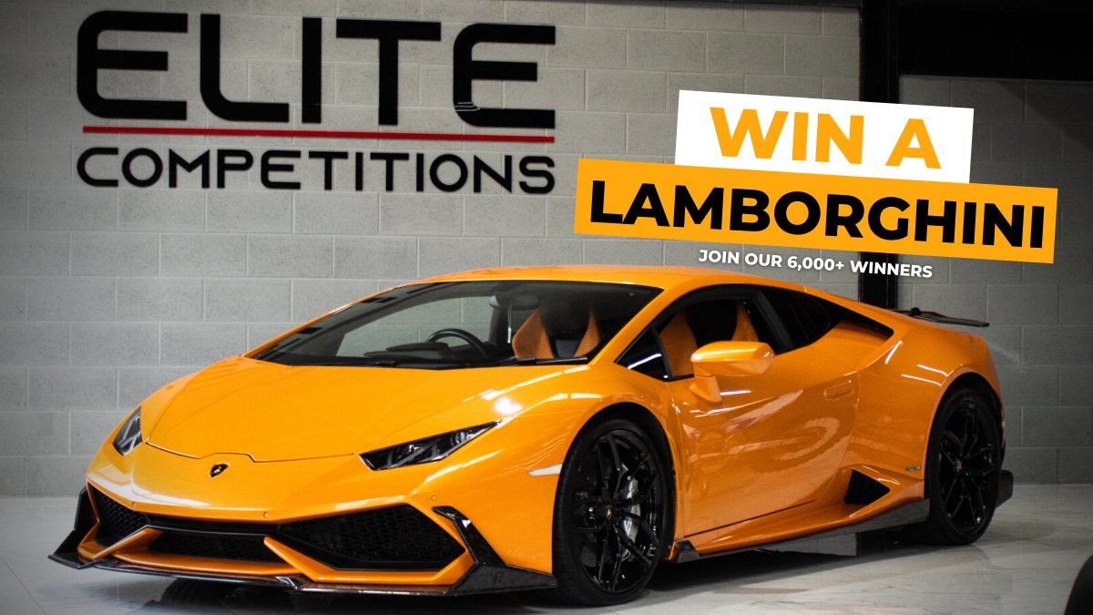 elitecompltd's tweet photo. We're giving you the chance to win 10 free entries to own this 𝗟𝗮𝗺𝗯𝗼𝗿𝗴𝗵𝗶𝗻𝗶 𝗛𝘂𝗿𝗮𝗰𝗮𝗻 + £𝟱,𝟬𝟬𝟬.

All you have to do is:

📲RT this post
✅Follow us

https://t.co/QMX52vjjQm

The winner will be announced on Tuesday 24th May.

See the below post for more details. https://t.co/IYCLJNeQyg