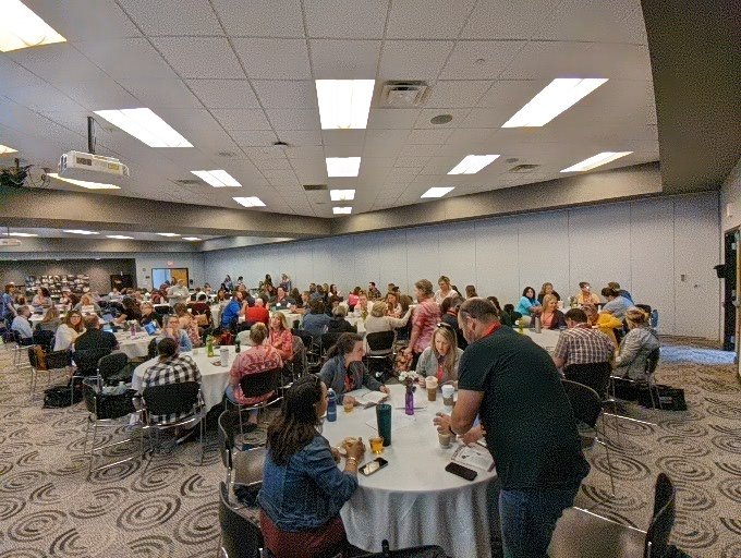 Kicking off our <a href="/CELLuindy/">CELL at the University of Indianapolis</a> MAKE! Creation Through Imagination conference at <a href="/uindy/">University of Indianapolis</a> ... it is a full house!