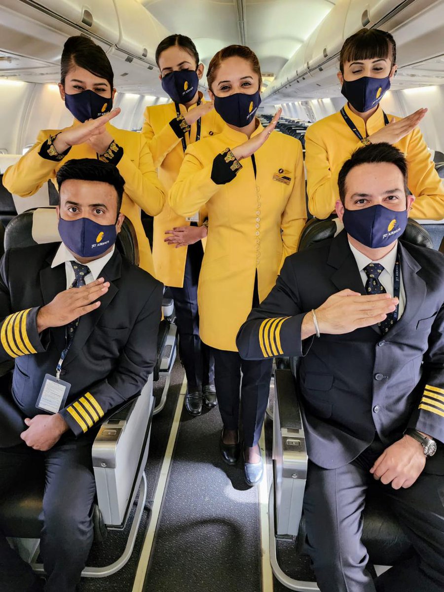 jetairways's tweet photo. Proving flights completed? Check ✅

#TheJoyIsComingBack https://t.co/6GJM1ORJQE
